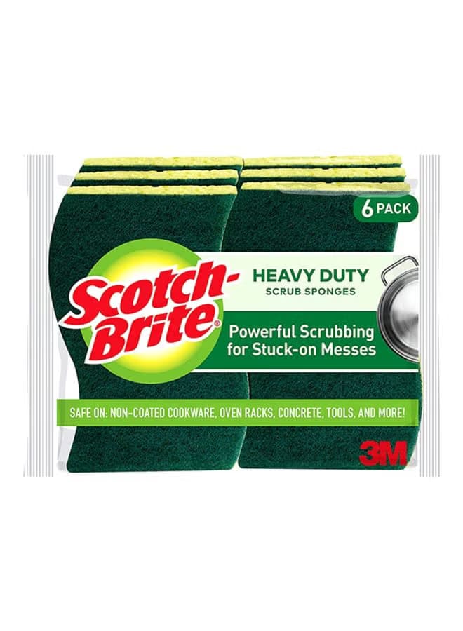 3M SB HEAV DUTY SCRUB SPNG CELULOSIC X6 - 1