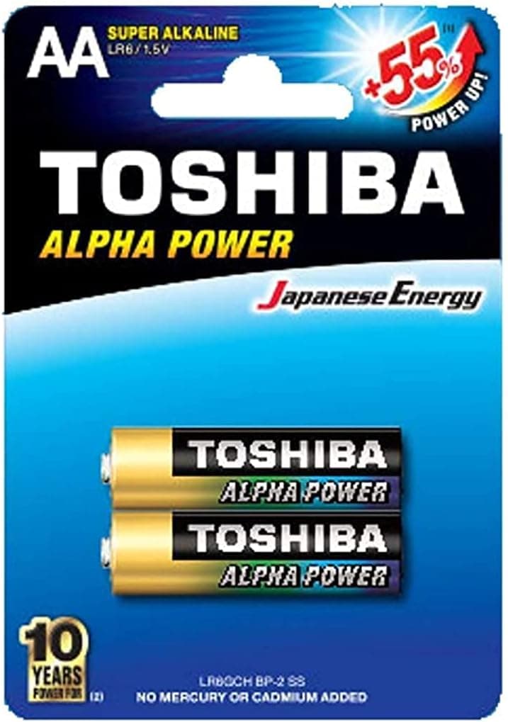 TOSHIBA ALPHA POWER AA - 2 Battery Pack - 1