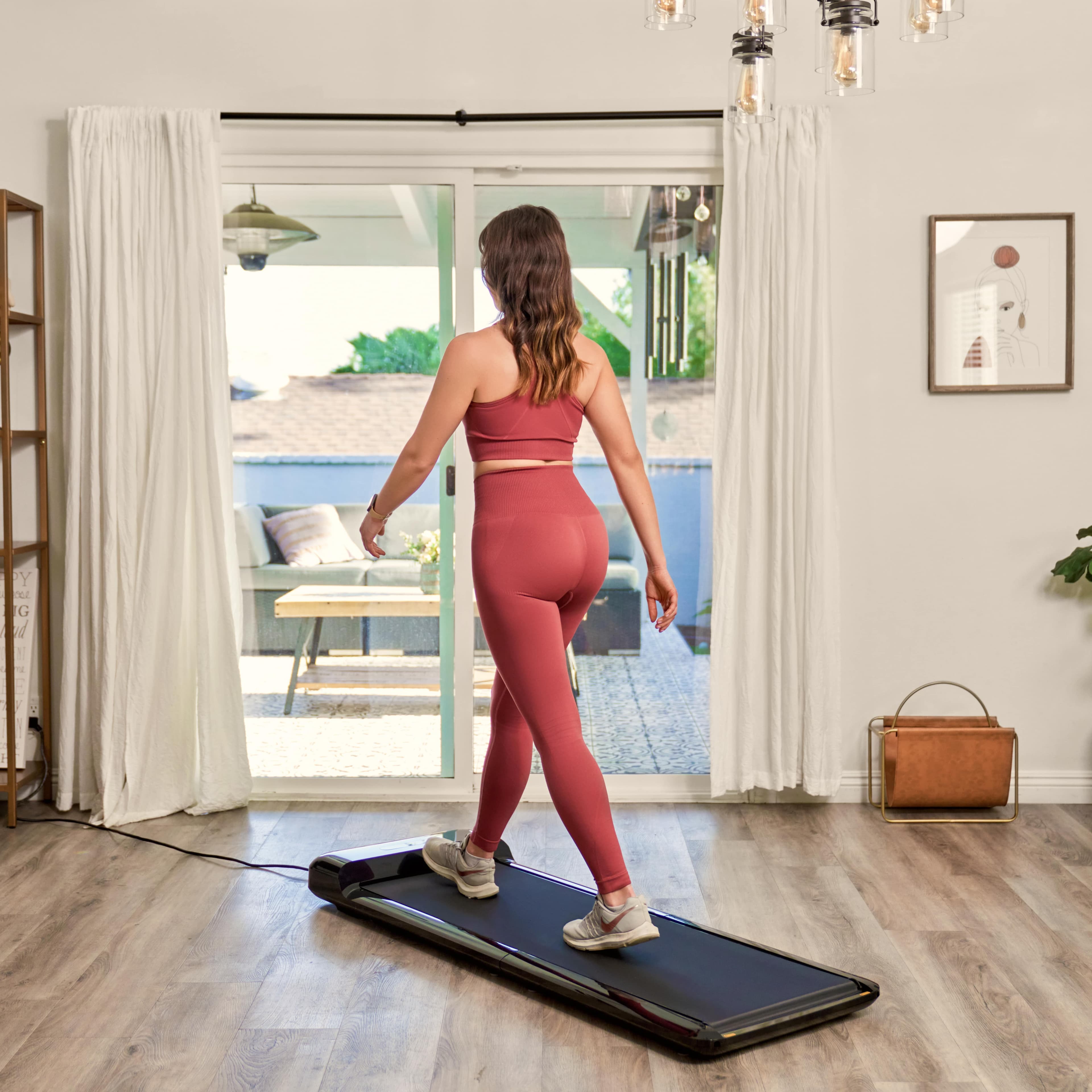 Kingsmith Smart Foldable Walking Pad C2 with max. speed 6km/h, with 1HP brushless motor Black Color UK - 1