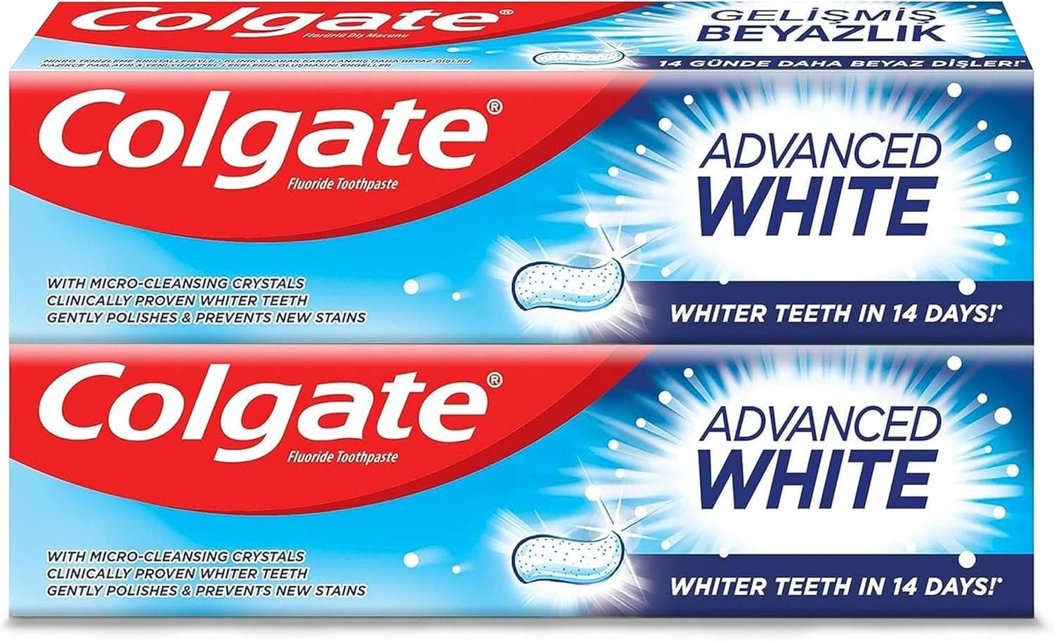 COLGATE TOOTHPASTE ADVANCED WHITENING 100ML B1 G2ND 50%OFF - 1