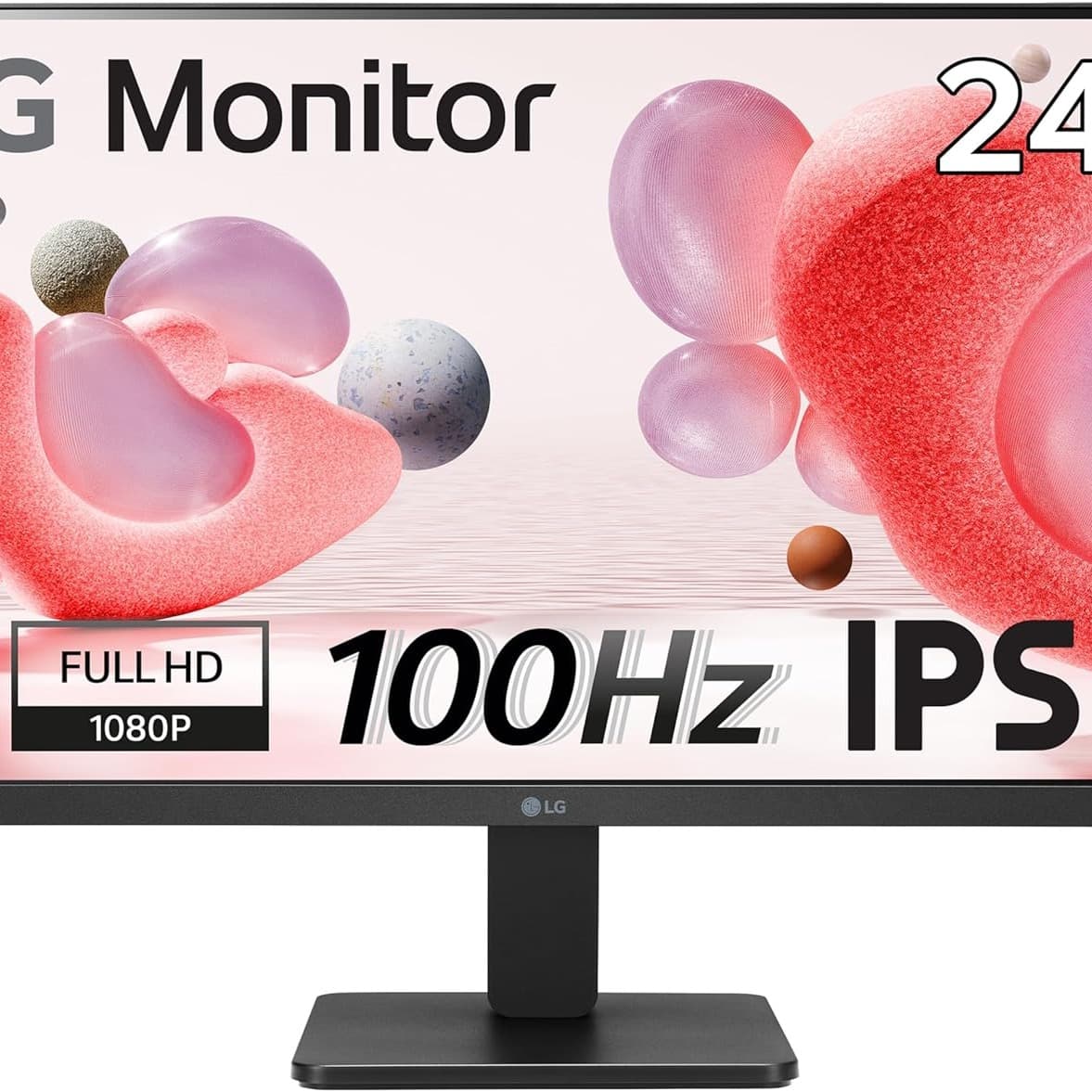 LG 24MR400-B PC monitor 60.5 cm [23.8] 1920 x 1080 pixels Full HD Black (24 INCH FHD VA 100Hz HDMI Monitor) - 1