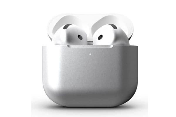 Merlin Craft Customized Apple Airpods 4 Metallic Silver - 1