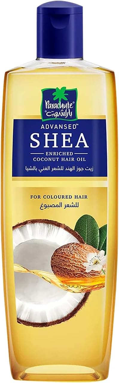 Parachute Advansed Moisturising Shea Hair Oil With Coconut, Deeply Nourishes Hair, Strengthens And Adds Shine, 300 Ml, Golden - 1