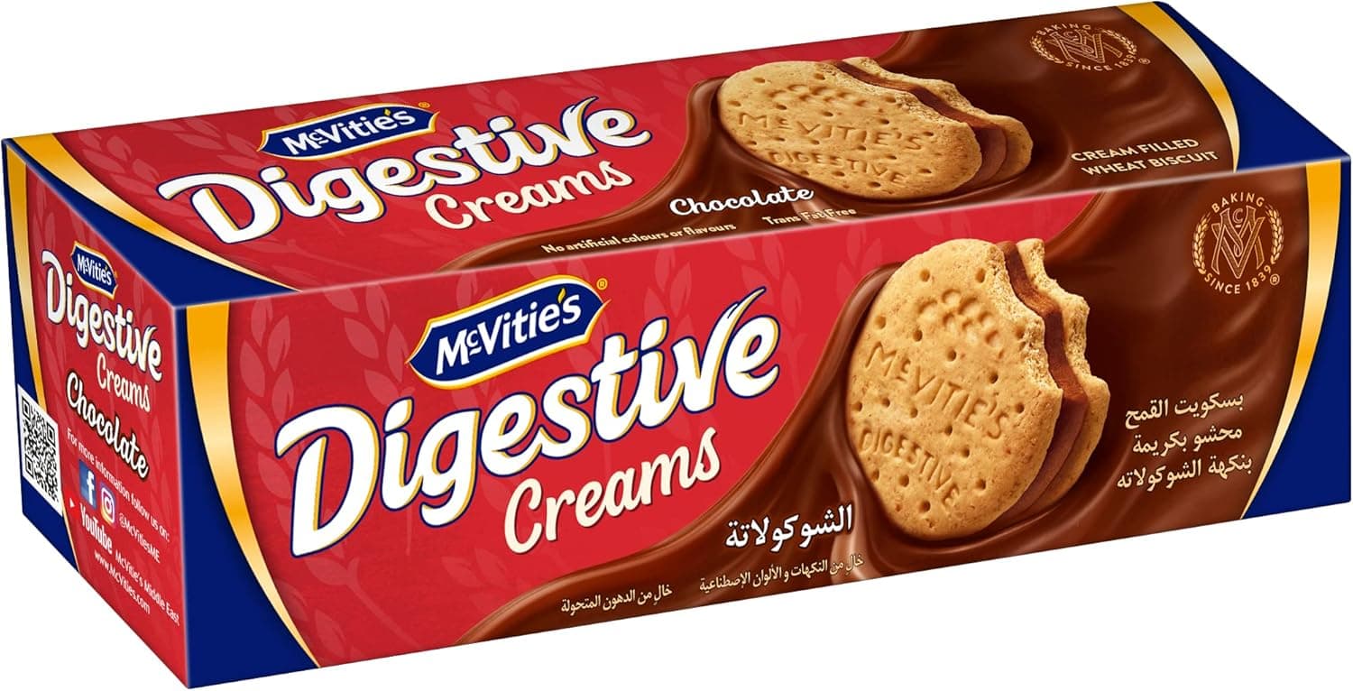 MCV DIG CREAMS CHOCOLATE 12X12X100GM - 1