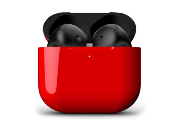 Merlin Craft Customized Apple Airpods 4 Dual Red - 1
