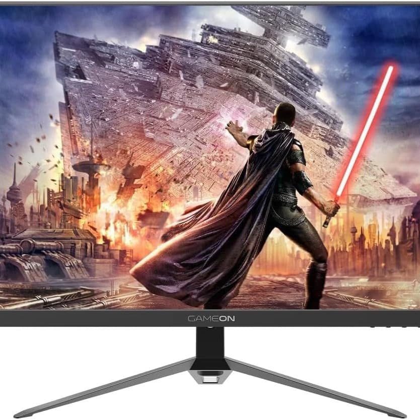 GAMEON 27 inch QHD, 165Hz, 0.5ms (2560x1440) 2K Flat IPS Gaming Monitor With G-Sync & FreeSync - (HDMI 2.1 Console Compatible) GOAEP27QHD165 Black - 1