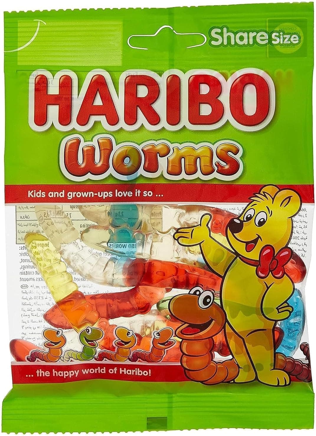 HARIBO WORMS 24X80G - 1