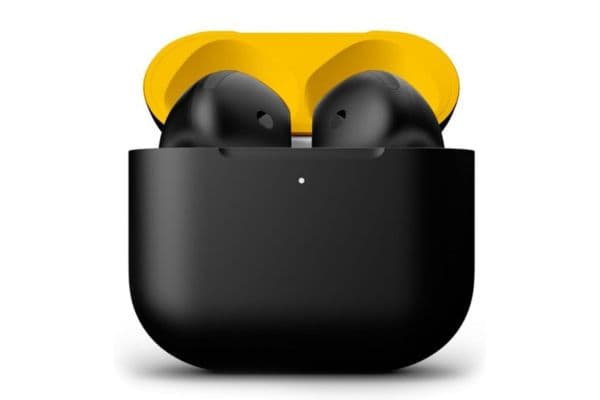 Merlin Craft Customized Apple Airpods 4 Combo Black Yellow - 1