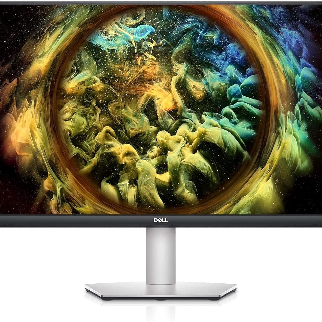 Dell S2721QSA 27 Inch 4K UHD (3840x2160) Monitor, 60Hz, IPS, 4ms, AMD Radeon FreeSync, 99% sRGB, Built-in Speakers, DisplayPort, 2x HDMI, Silver - 1