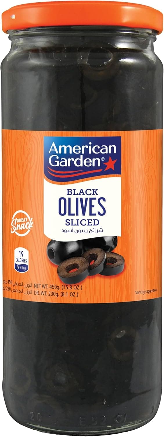 AG OLIVES BLACK SLICED 16PAR 12X450GM - 1