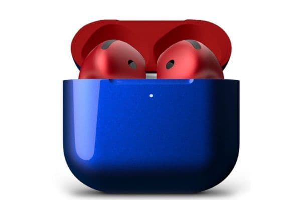 Merlin Craft Customized Apple Airpods 4 Combo Red Blue - 1
