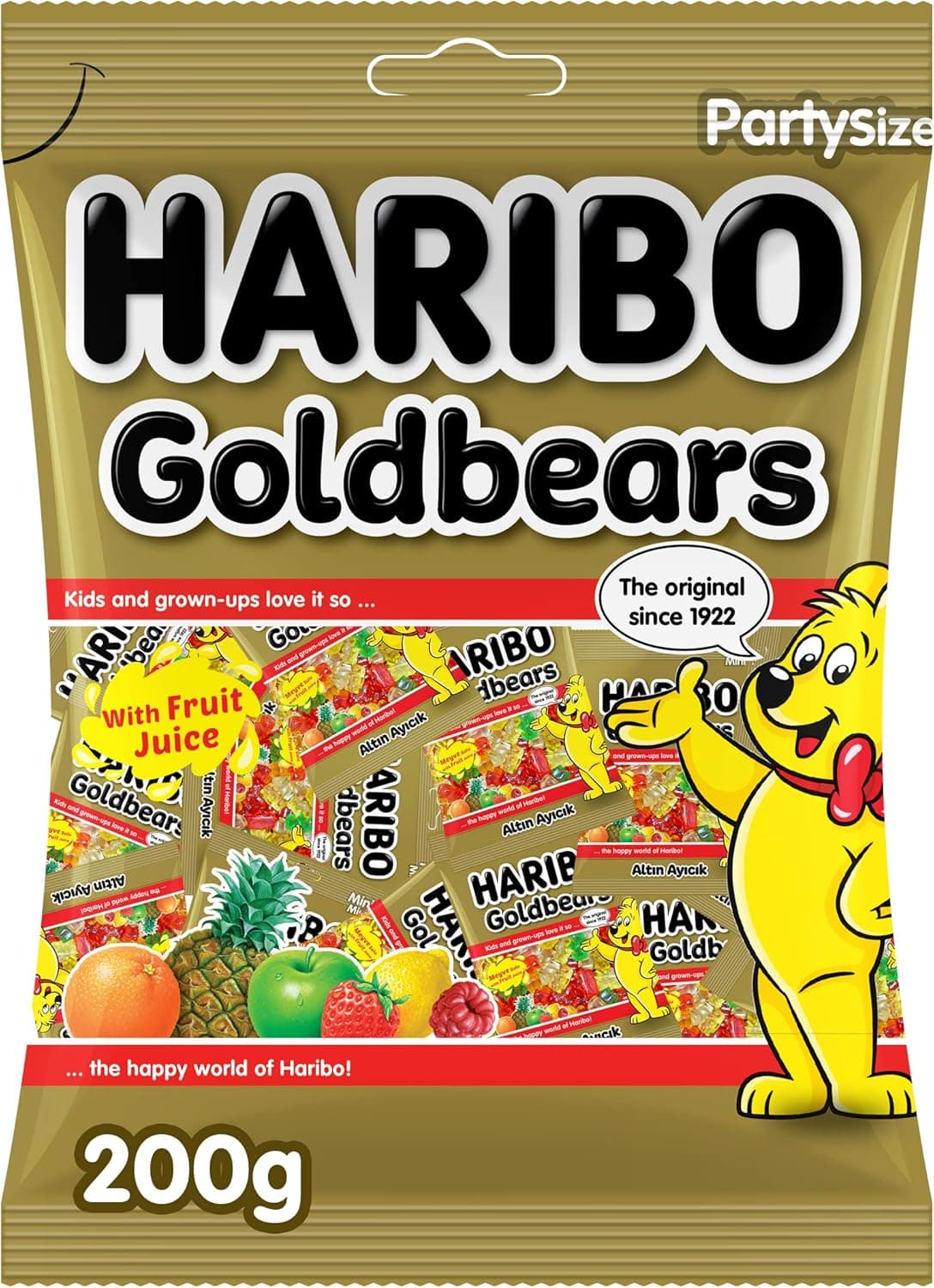 HARIBO MINI GOLD BEARS MAXI BAG 24X200G - 1