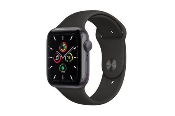 Apple Watch SE (2nd Gen, 2023) GPS, 40mm Space Gray Aluminium Case with Black Sport Band - 1