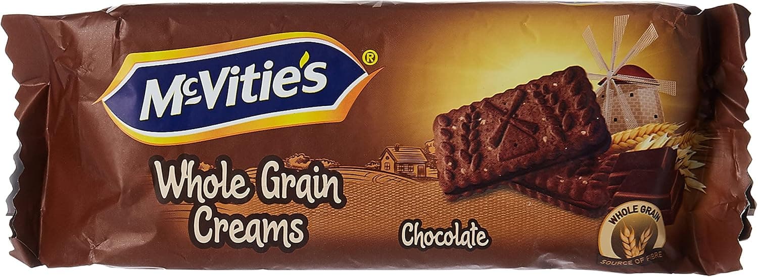MCV WHOLEGRAIN CREAM CHOCLATE 24X3X100GM - 1