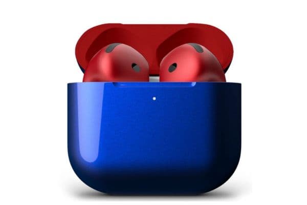 Merlin Craft Customized Apple Airpods 4 ANC Combo Red Blue - 1