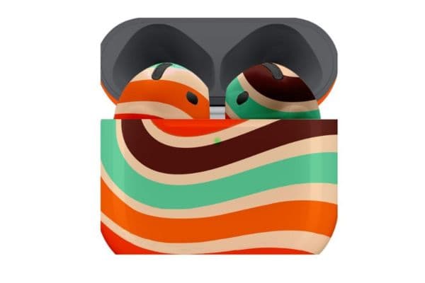 Merlin Craft Customized Apple Airpods 4 80'S Stripes - 1