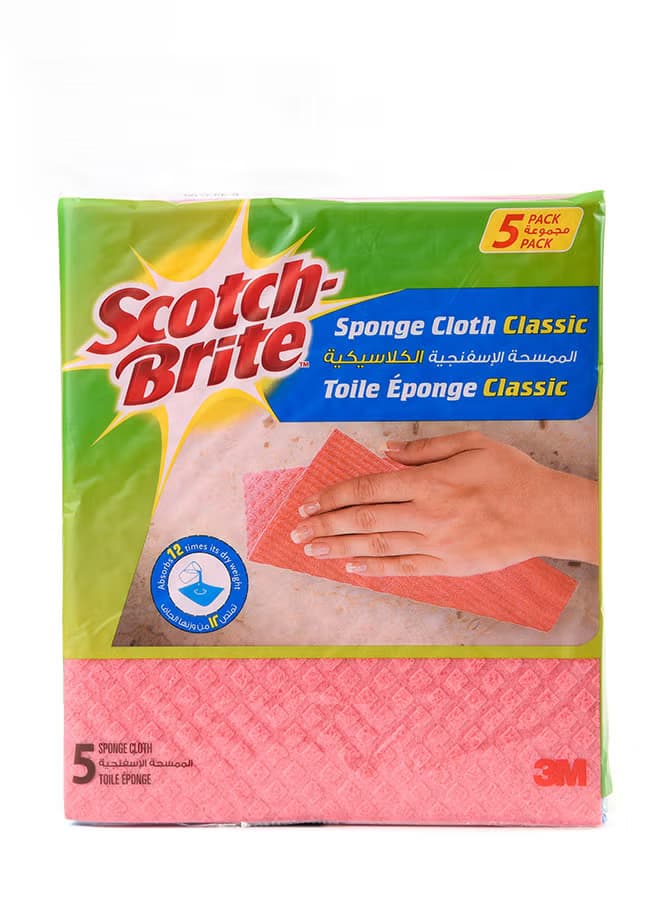 SCOTCH-BRITE SPONGE CLOTH CLASSIC X 5 - 1