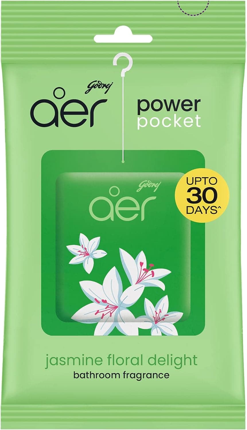 Godrej Aer Power Pocket Bathroom Fragrance - Floral Delight 10G - 1