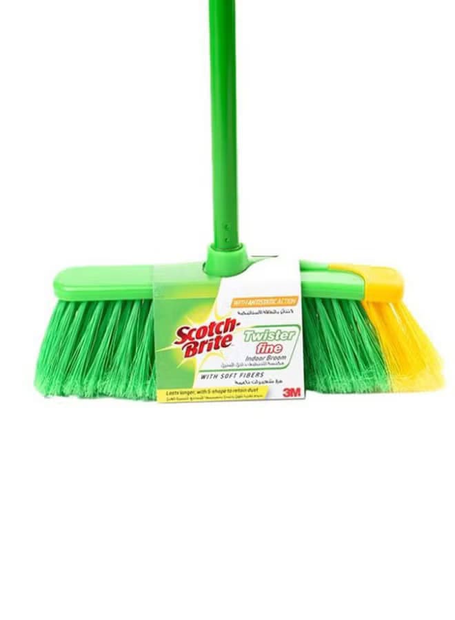 3M BROOM INDOOR TEISTER +GREEN STICK - 1