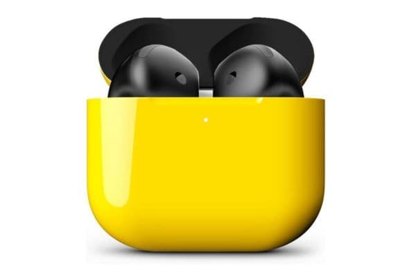 Merlin Craft Customized Apple Airpods 4 Dual Yellow - 1