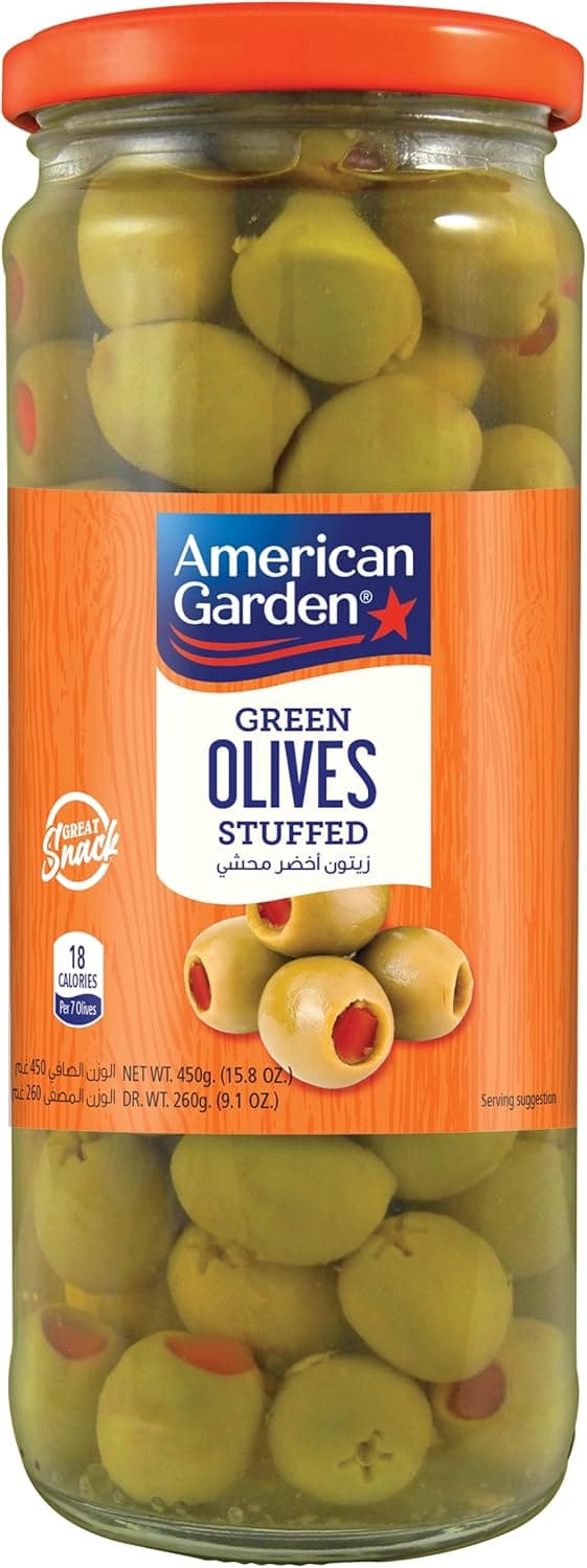 AG OLIVES GREEN STUFFED 16PAR 12X450GM - 1