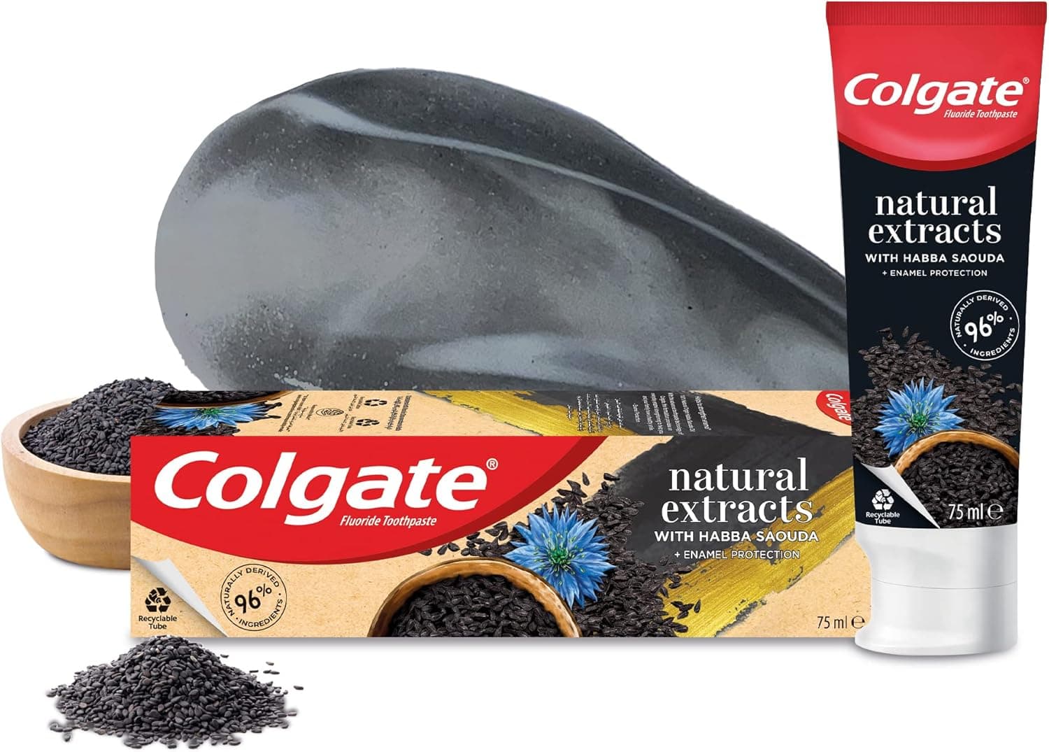 COLGATE TOOTHPSATE NATURAL HABBA SOUDA 75ML - 1