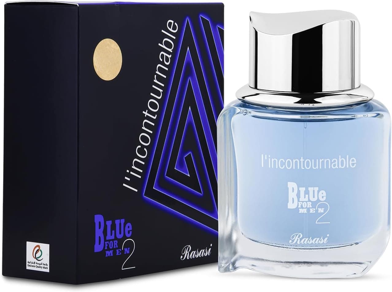 RASASI Men's Incontournable EDP Eau De Parfum (Blue,75ml) - 1