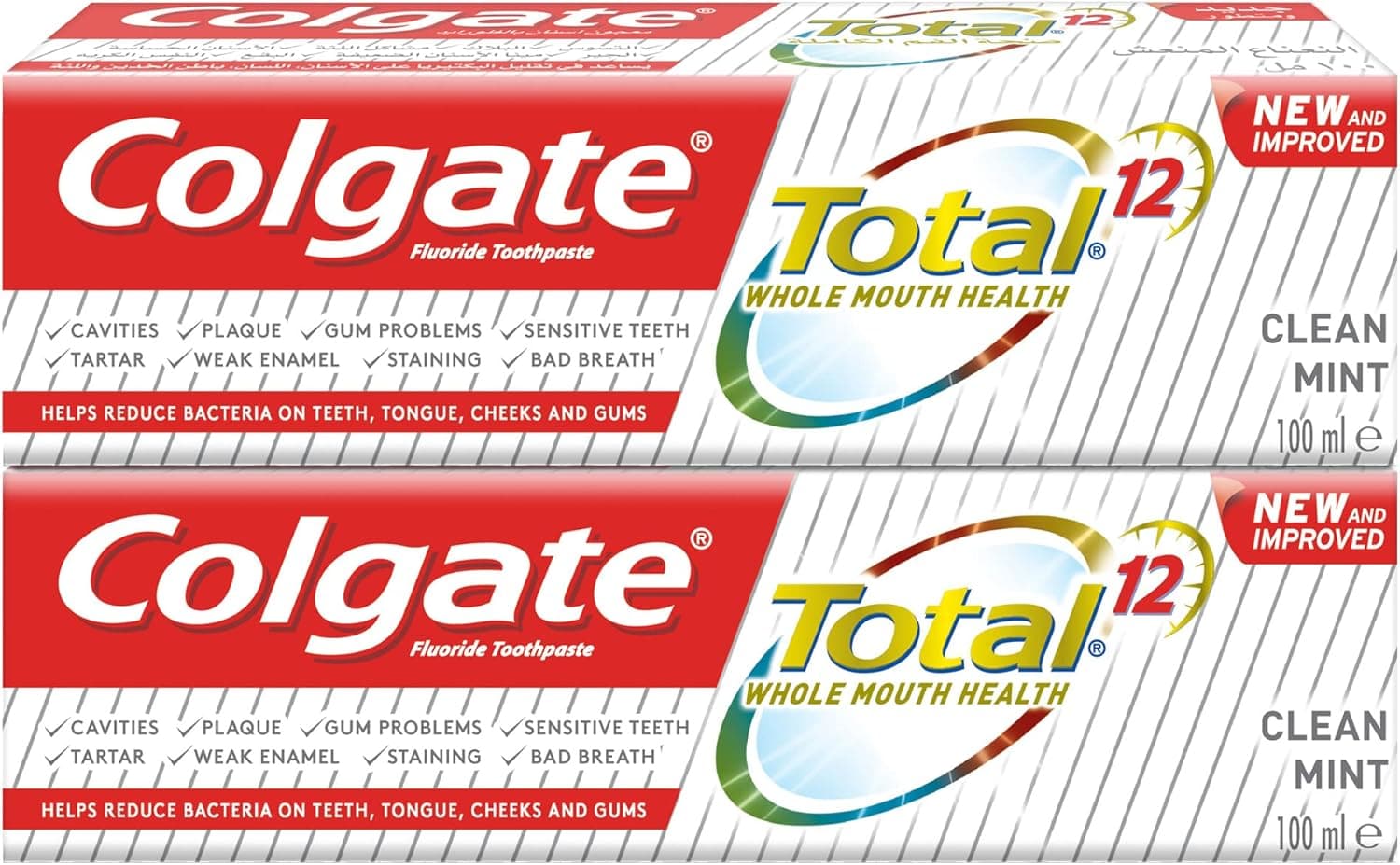 COL TP TOTAL CLN MNT 100ML 2PK VP@35%OFF - 1