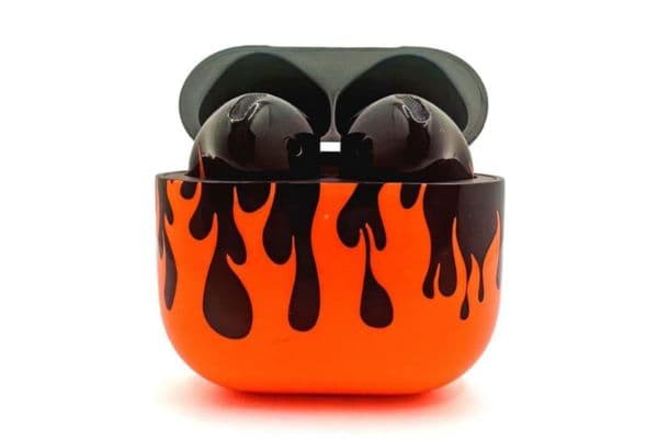 Merlin Craft Customized Apple Airpods 4 Fire Storm - 1