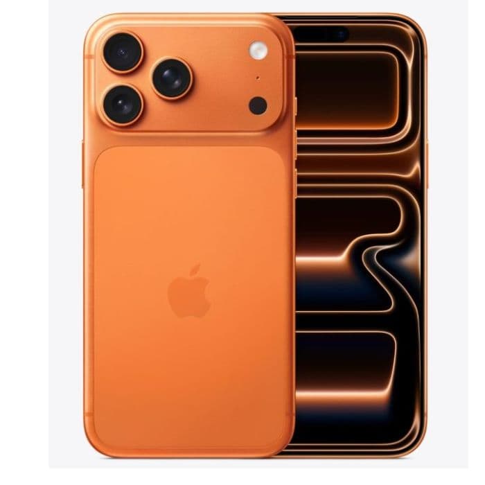 Apple iPhone 17 Pro Max, 6.9 Inch (Japan Dual eSIM), 512GB, 12GB, Cosmic Orange (Apple Warranty) - 1