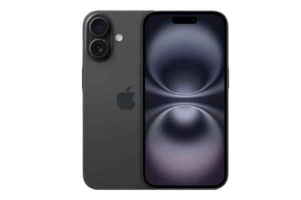 Apple iPhone 16 (UAE), 128GB, 8GB, 6.1 Inch, Black (One Esim & One Physical Sim, Apple Warranty) - 1