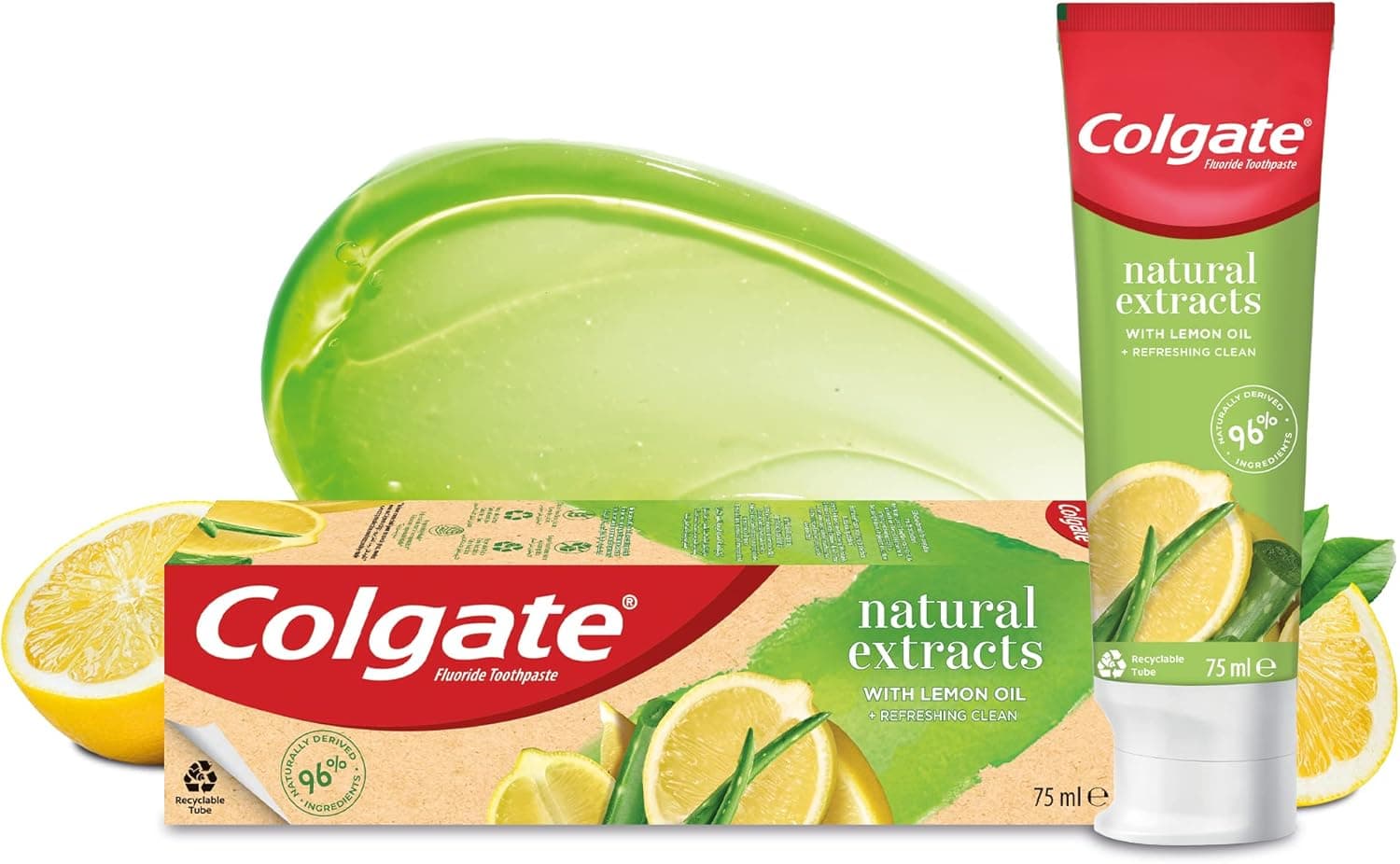 COLGATE TOOTHPASTE NATURALS LEMON 75ML - 1