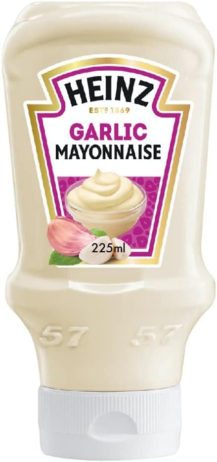 HEINZ MAYO GARLIC TD 12X225ML - 1