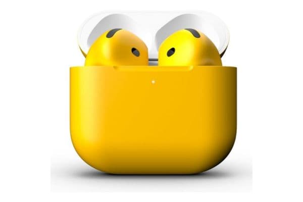 Merlin Craft Customized Apple Airpods 4 Yellow Matte - 1