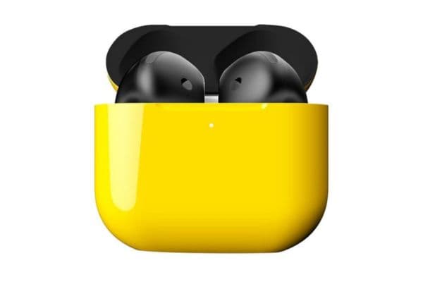 Merlin Craft Customized Apple Airpods 4 ANC Dual Yellow - 1