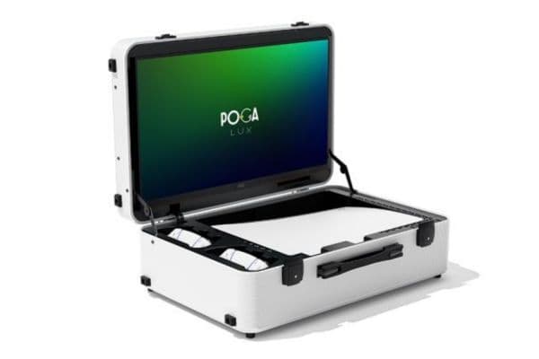 IndiGaming POGA Lux 24-Inch Portable Gaming Monitor White for PlayStation 5 - 1