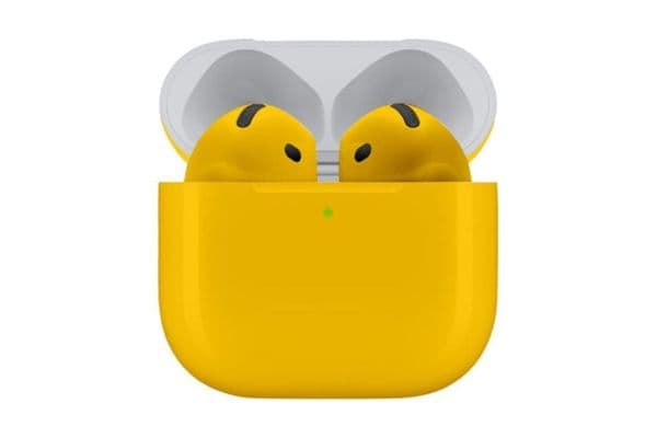 Merlin Craft Customized Apple Airpods 4 ANC Yellow Glossy - 1