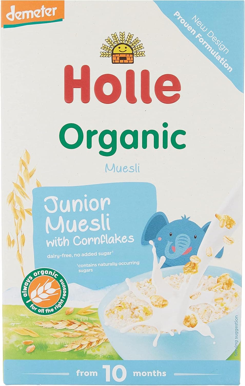 HOLLE ORG JR MSLI WITH CORNFLAKES 8X250G - 1