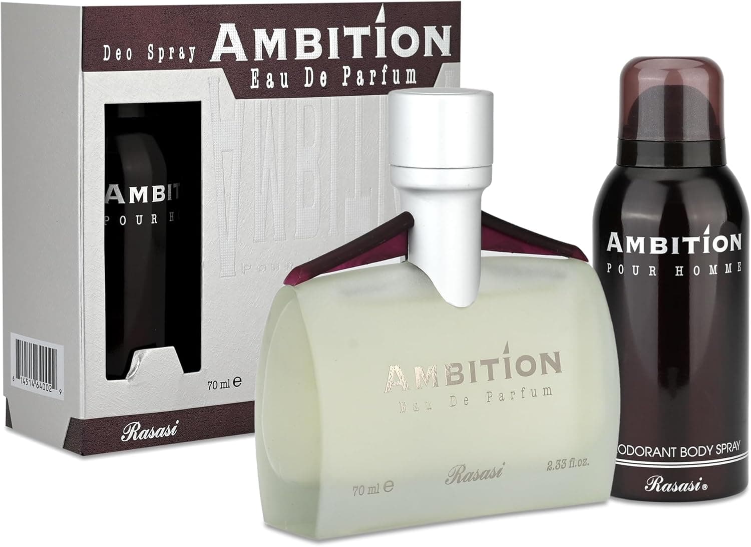 RASASI - AMBITION MEN + AMBITION DEO 70 ML - 1