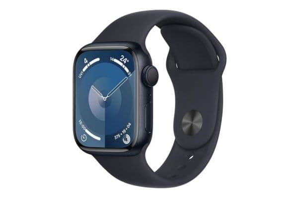 Apple Watch Series 9 GPS 41mm, Midnight Case, Midnight Sport Band - 1