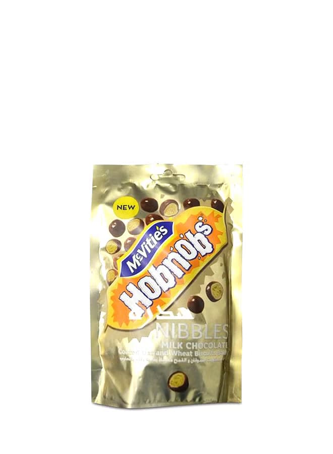 MCV NIBBLES HOBNOBS MILK CHOC 8X7X120G - 1