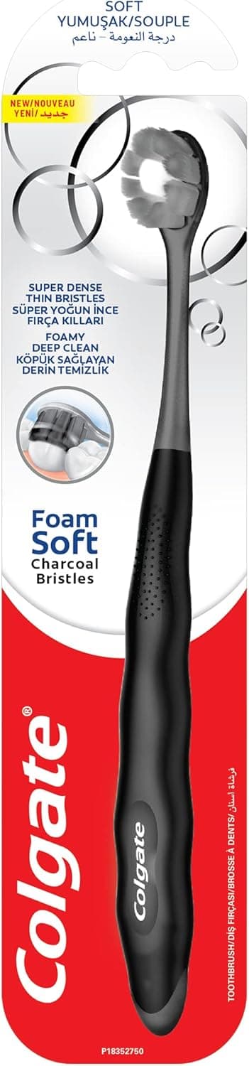 COLGATE TOOTHBRUSH CUSHION CLEAN BLACK - 1