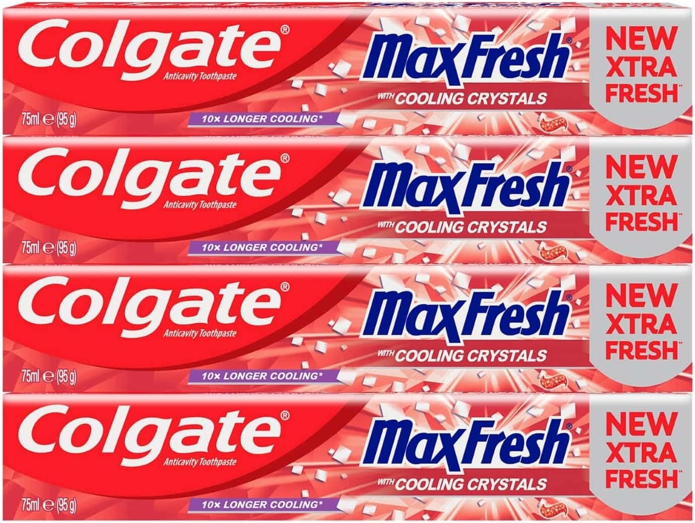 COLGATE TOOTHPASTE MAX FRSH SPICY 75ML 4PK - 1