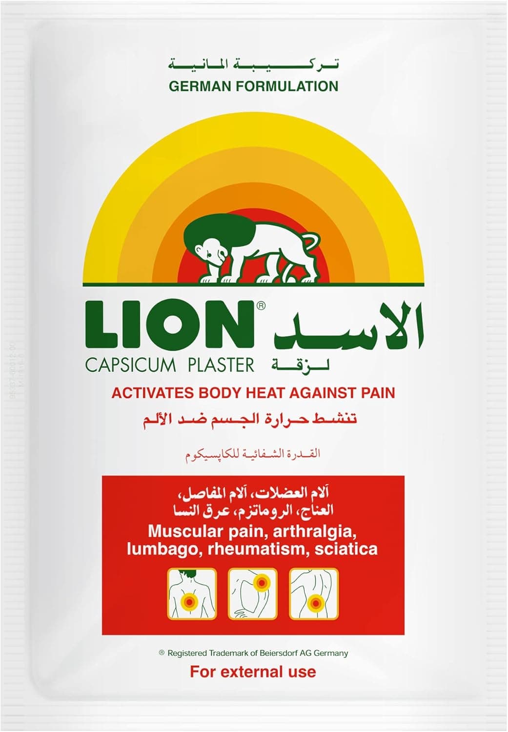LION CAPSICUM HEAT PLASTER 10X72X1S - 1