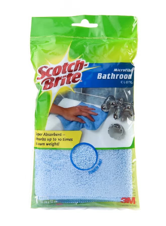 3M SB HP MICROFIBER BATHROOM CLOTH 1PK - 1