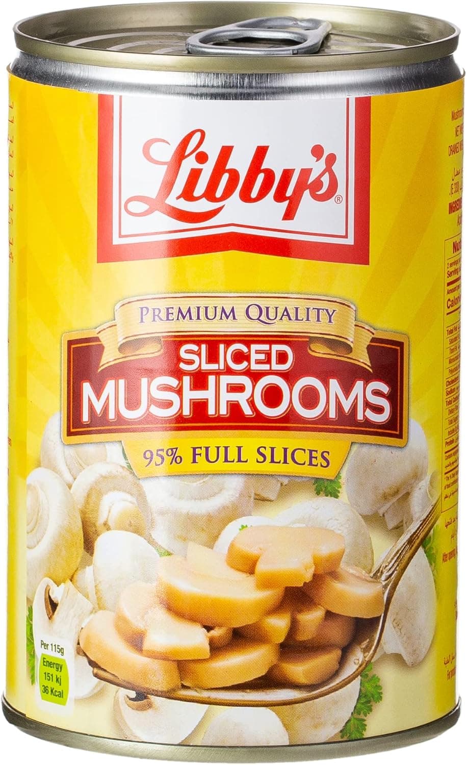 LIBBYS SLICED MUSHROOM 24 X 400GM - 1