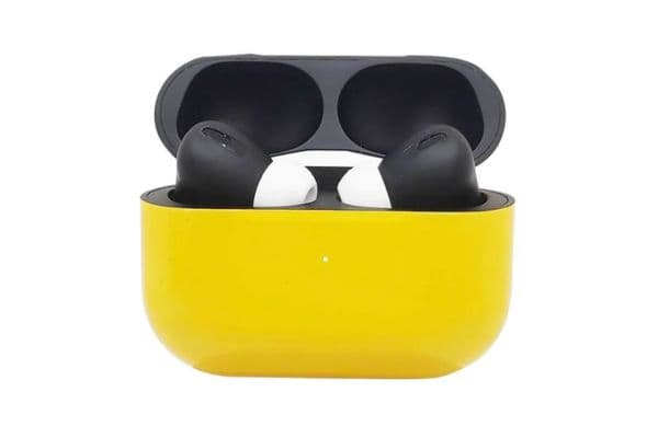 Merlin Craft Apple Airpods Pro Gen 2C Combo, Black Yellow - 1