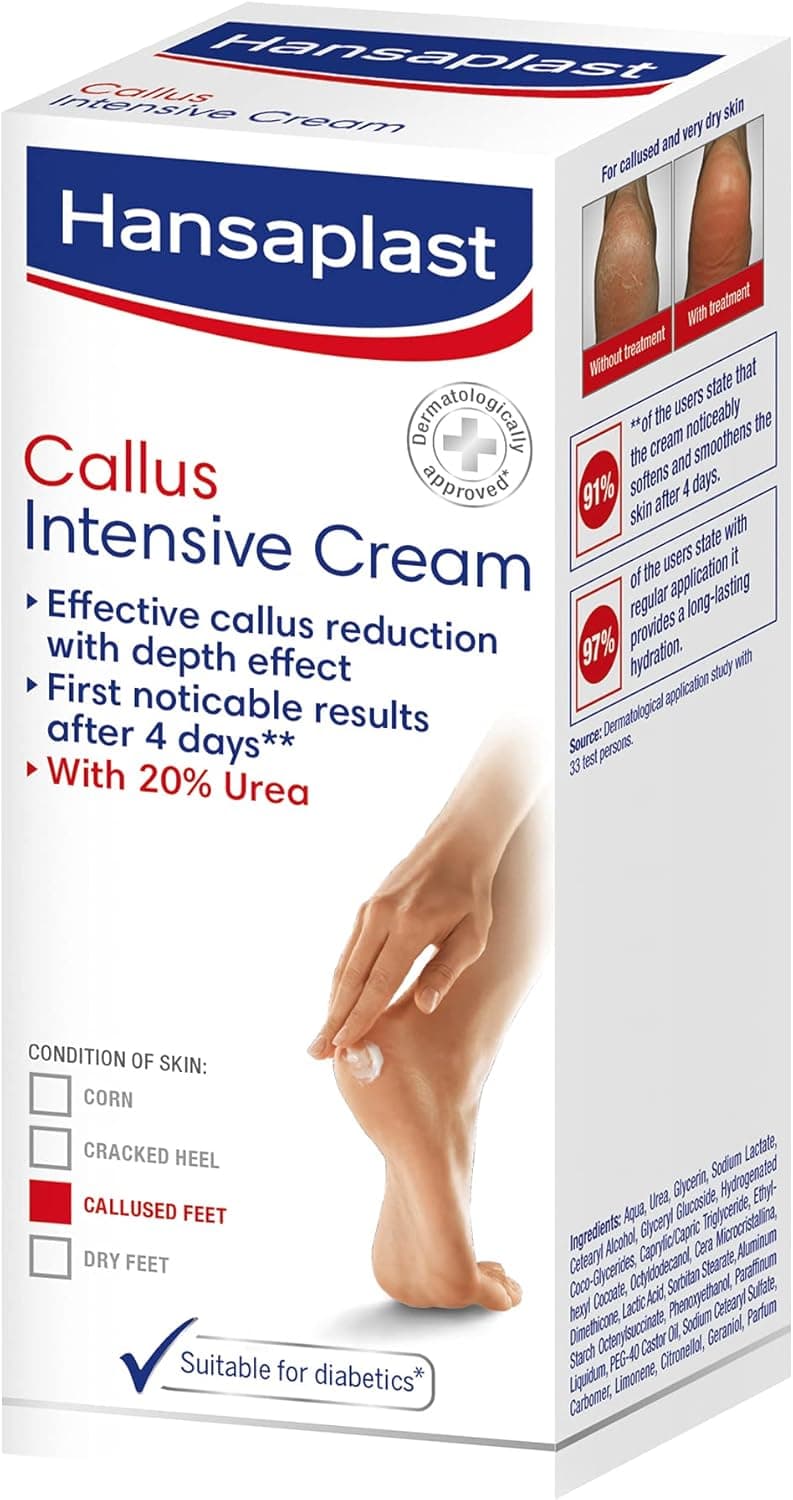 HANSAPLST FOOT CALUS INTENS CRM 4X3X75ML - 1