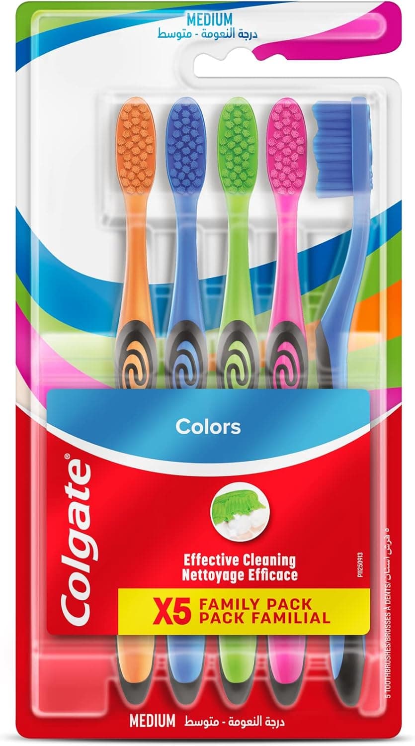 COLGATE TOOTHBRUSH TWISTER MED 5PK - 1