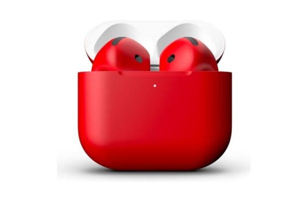 Merlin Craft Customized Apple Airpods 4 Red Matte - 1